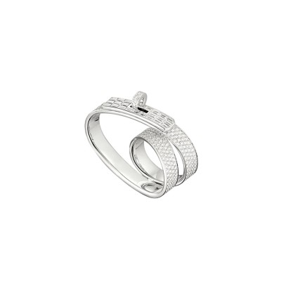 HERMÈS DIAMOND 'KELLY GAVROCHE' DOUBLE RING H221621B